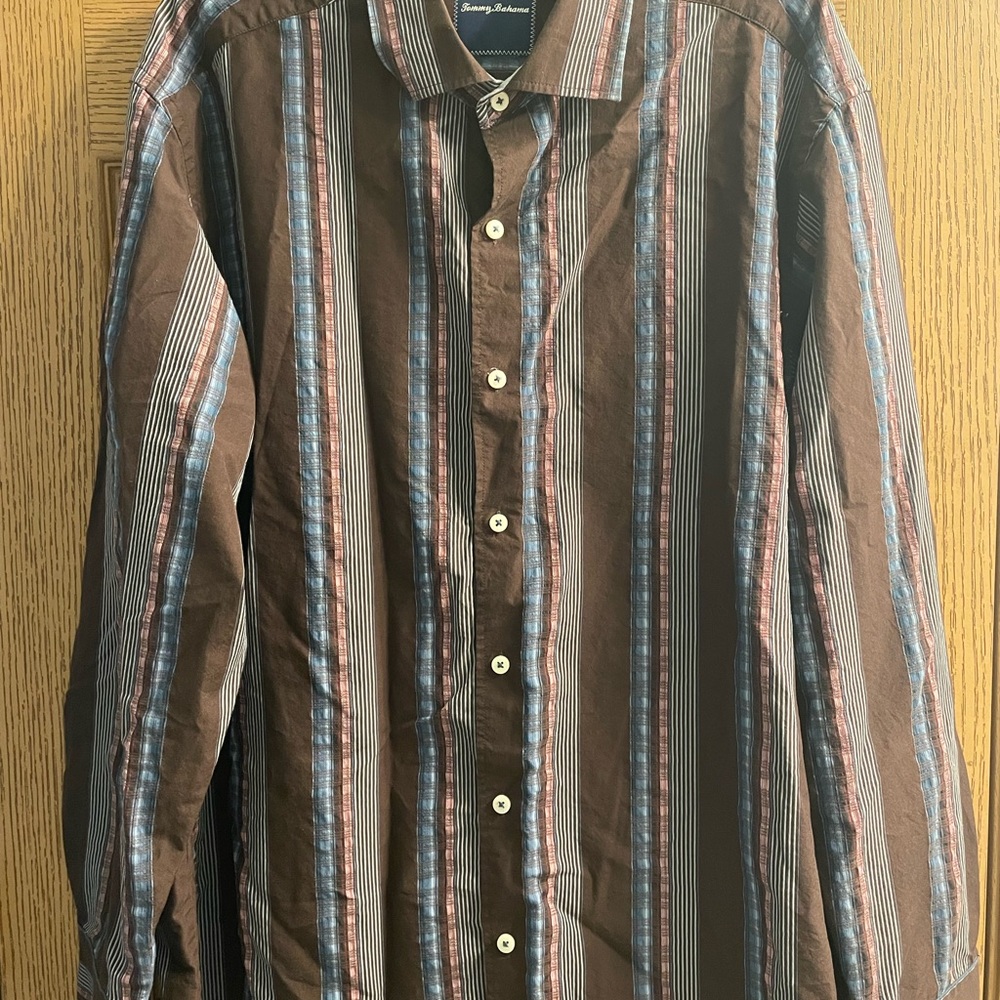 Tommy Bahama long sleeve dress shirt large.
